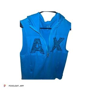 Armani Exchange Vest (Used) (Blue/Teal) (Good Condition)